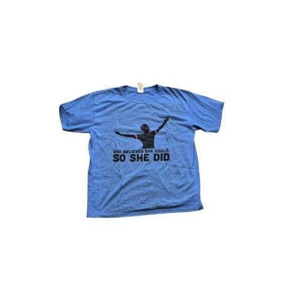 Megan Rapinoe She Believed She Could Graphic T Shirt YTH Size Large Women Small - Picture 1 of 6